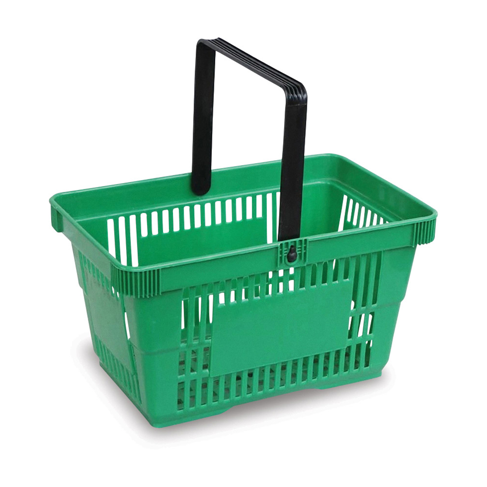 JS-SBT0 Handle Plastic Handle Shopping para supermercado 