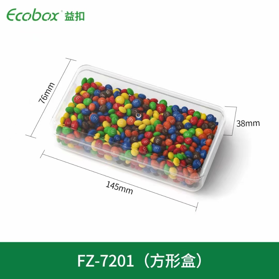 Contêiner EcoBox FZ-7201 Square Candy Decoration